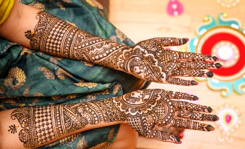 very very easy mehndi designs for hands back